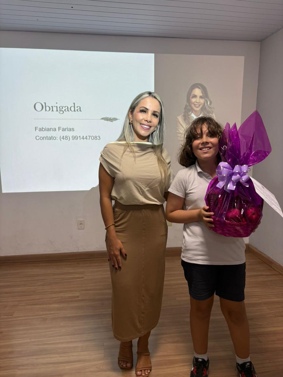 Palestra com a nutricionista Fabiana Farias